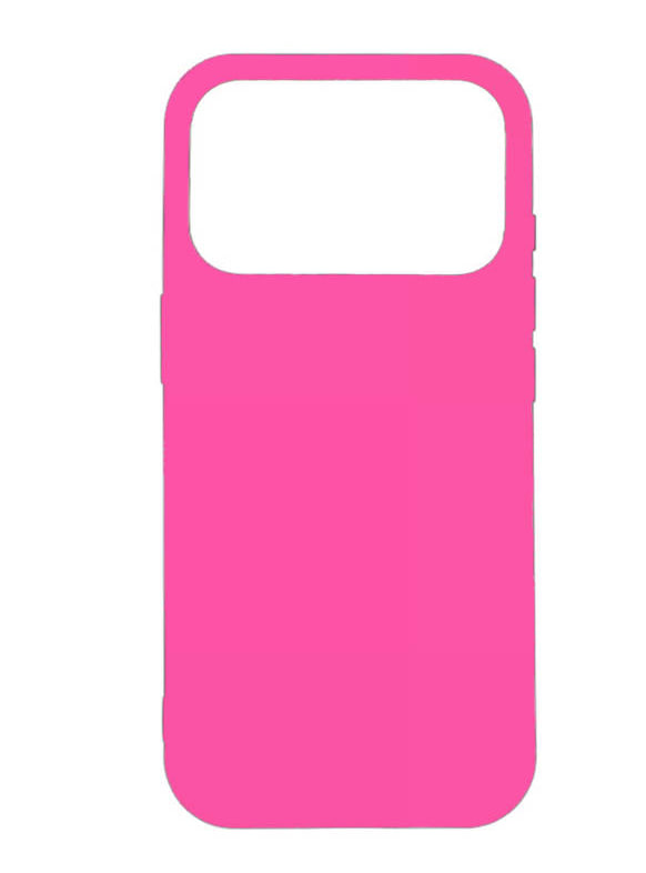 Чехол силиконовый гладкий Soft Touch iPhone 17 Pro Max, вишнево-розовый (закрытый низ)