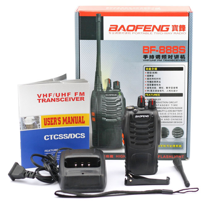 Рации Baofeng BF-888S комплект 1шт (UHF)