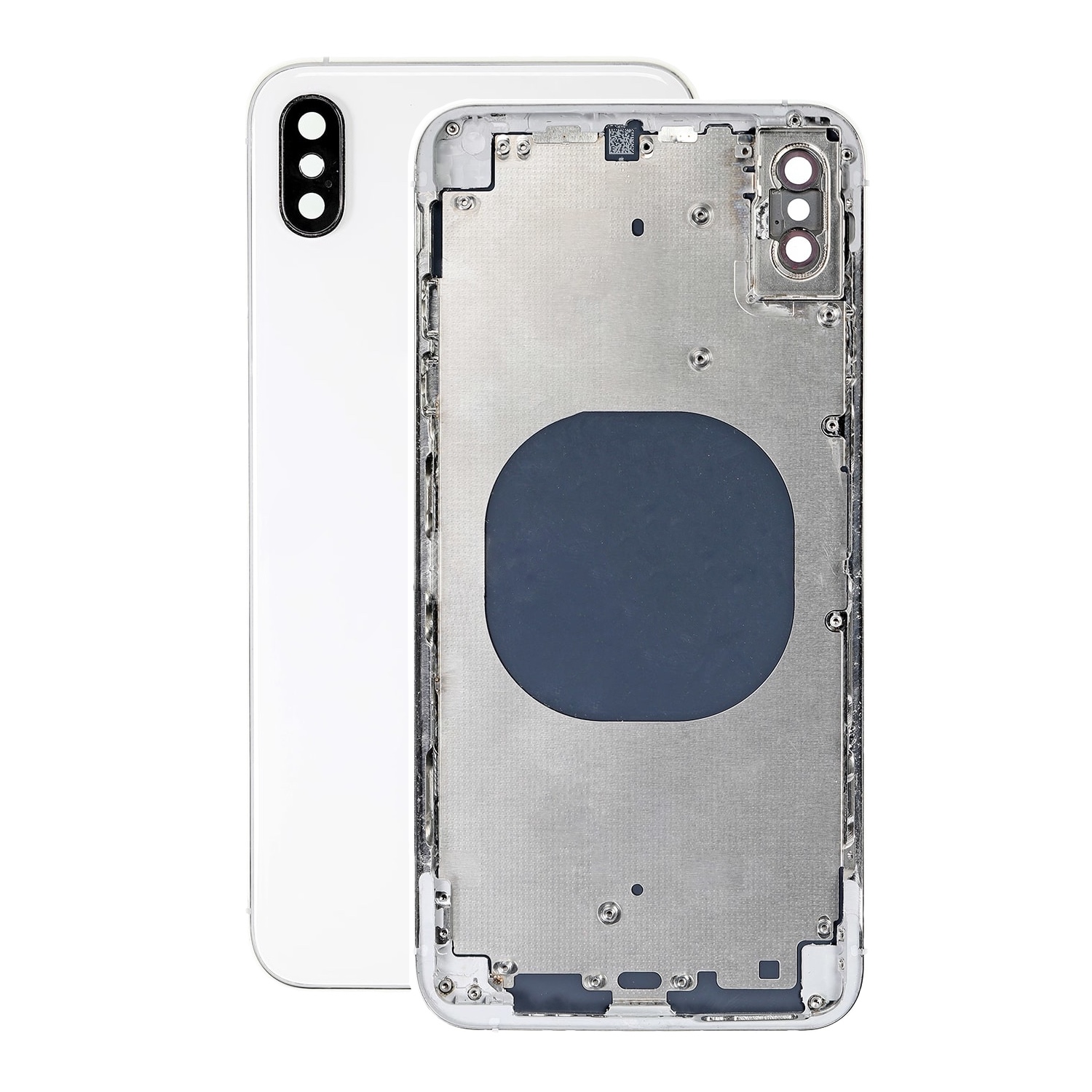 Задняя крышка/ Корпус iPhone XS Max в сборе с рамкой, белый (CE)