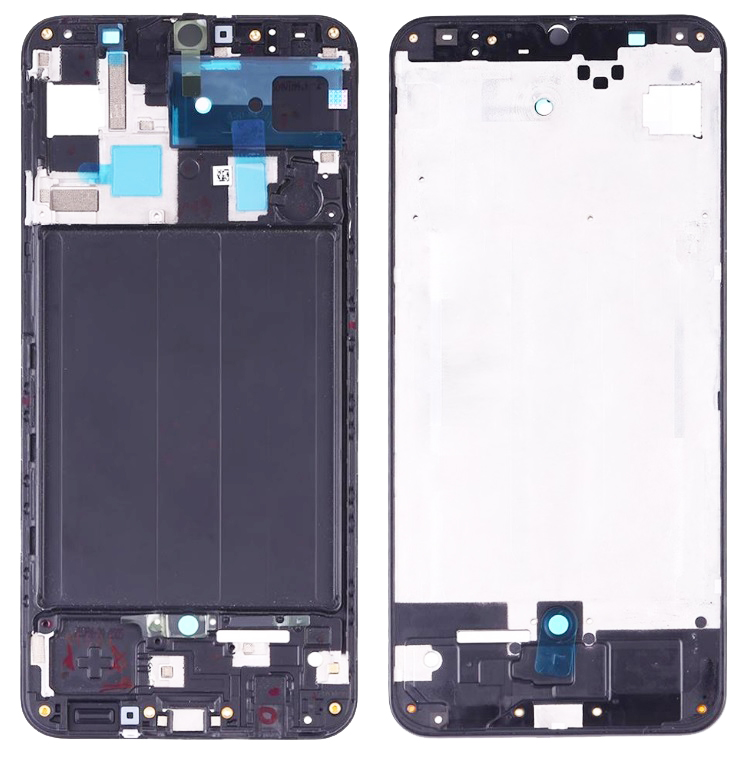 Дисплей Samsung A505F GALAXY A50 в сборе с тачскрином и рамкой, Черный (OR100%)