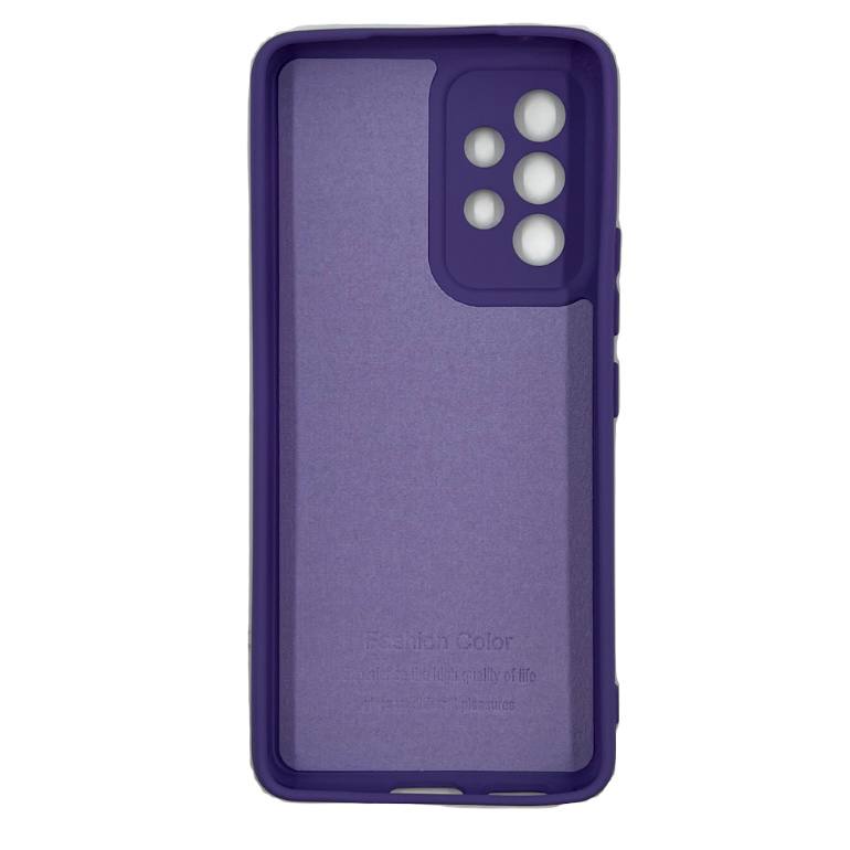 Чехол силиконовый гладкий Soft Touch Samsung A53, фиолетовый