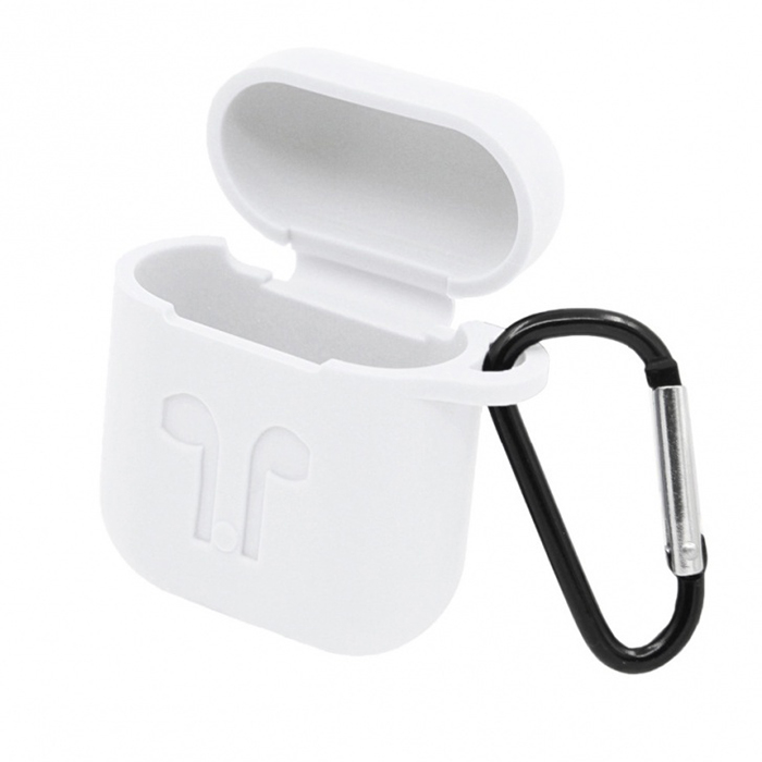Чехол-бокс для Apple Airpods силиконовый, белый №5