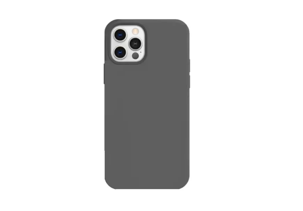 Чехол силиконовый гладкий Soft Touch iPhone 13 Pro Max, серый №23