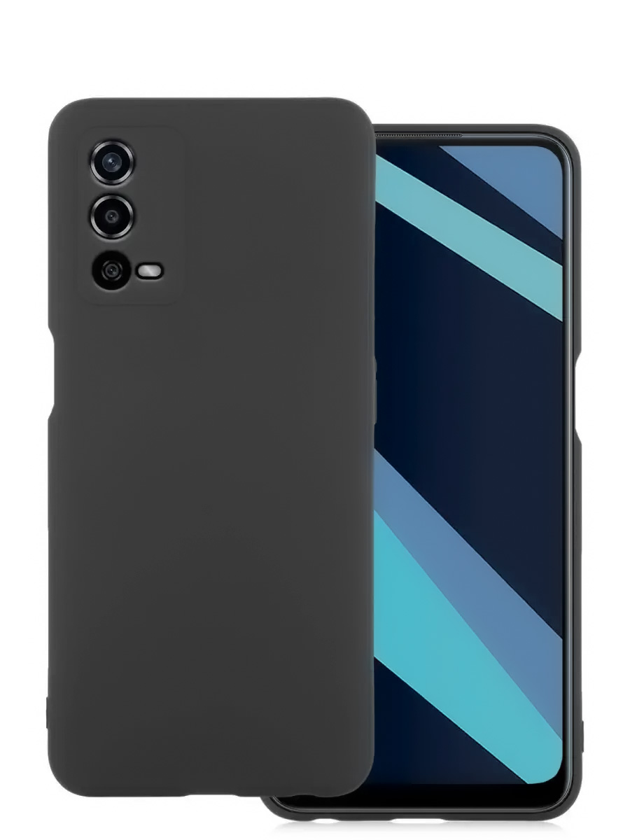 Чехол силиконовый гладкий Soft Touch OPPO A55 4G, серый