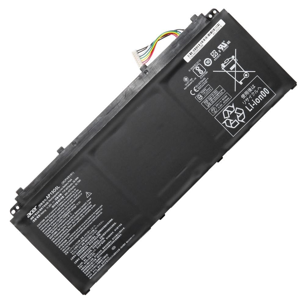 АКБ AP15O5L для ноутбука Acer Aspire S13 11.55V 4570mAh 52.7Wh (Org)