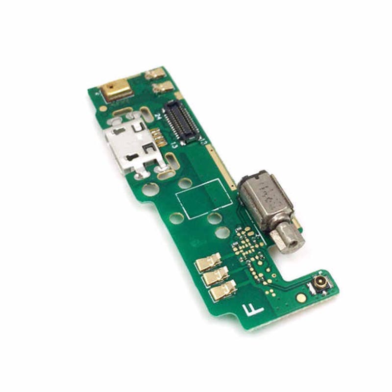 Шлейф Sony Xperia F3311/ F3313 (E5) плата с разъемом зарядки, вибро и микрофоном