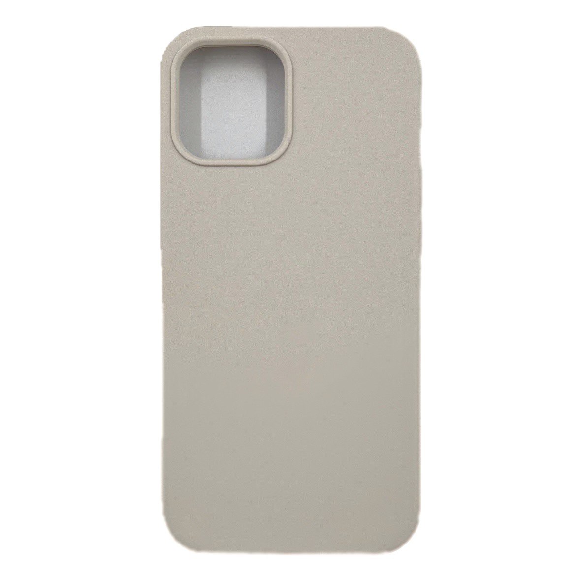Чехол силиконовый гладкий Soft Touch iPhone 12 Pro Max, слоновая кость №11 (закрытый низ)