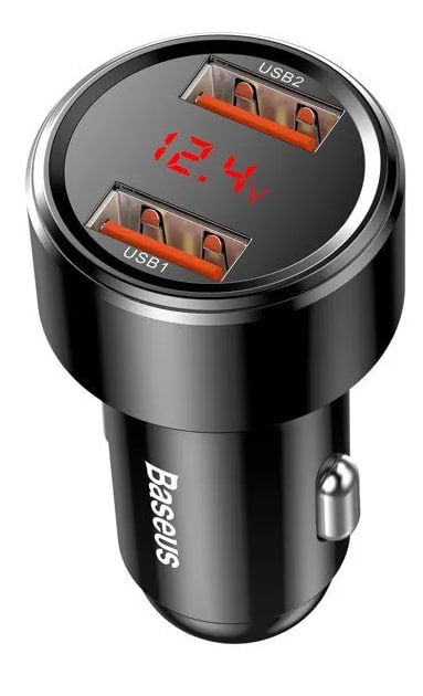 АЗУ с дисплеем Baseus Magic Series Dual QC (Быстрая зарядка) (45W) (Черный)