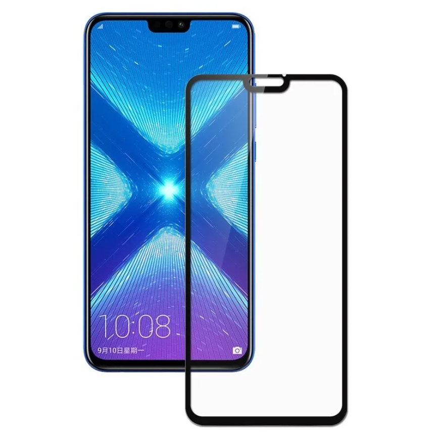 Защитное стекло Huawei Honor 8X/ Honor 9X Lite 11-20D, черное (упаковка)