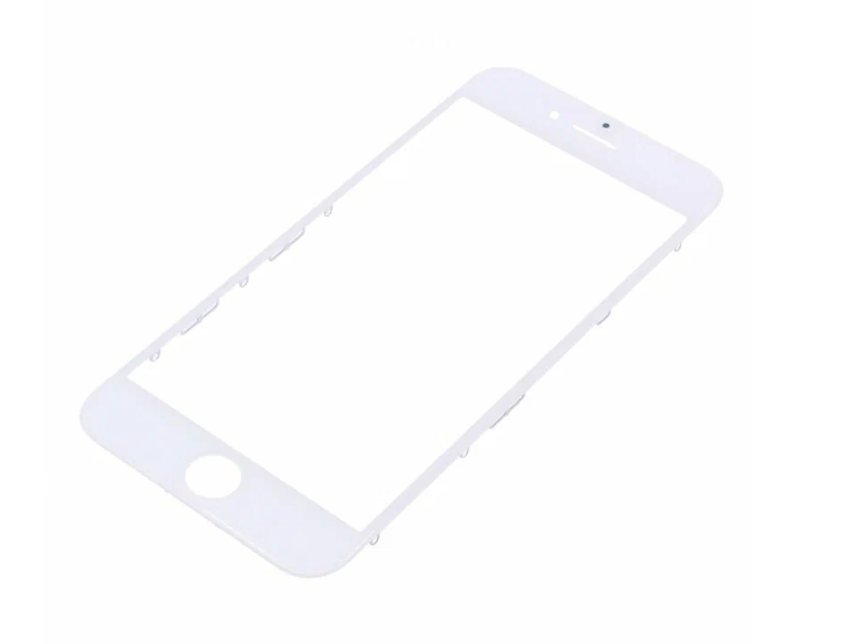 Стекло iPhone 8 с рамкой и OCA пленкой, белое
