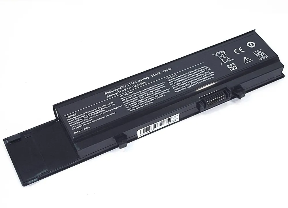 АКБ для ноутбука Dell V3400 11.1V 5200mAh черная (OEM)