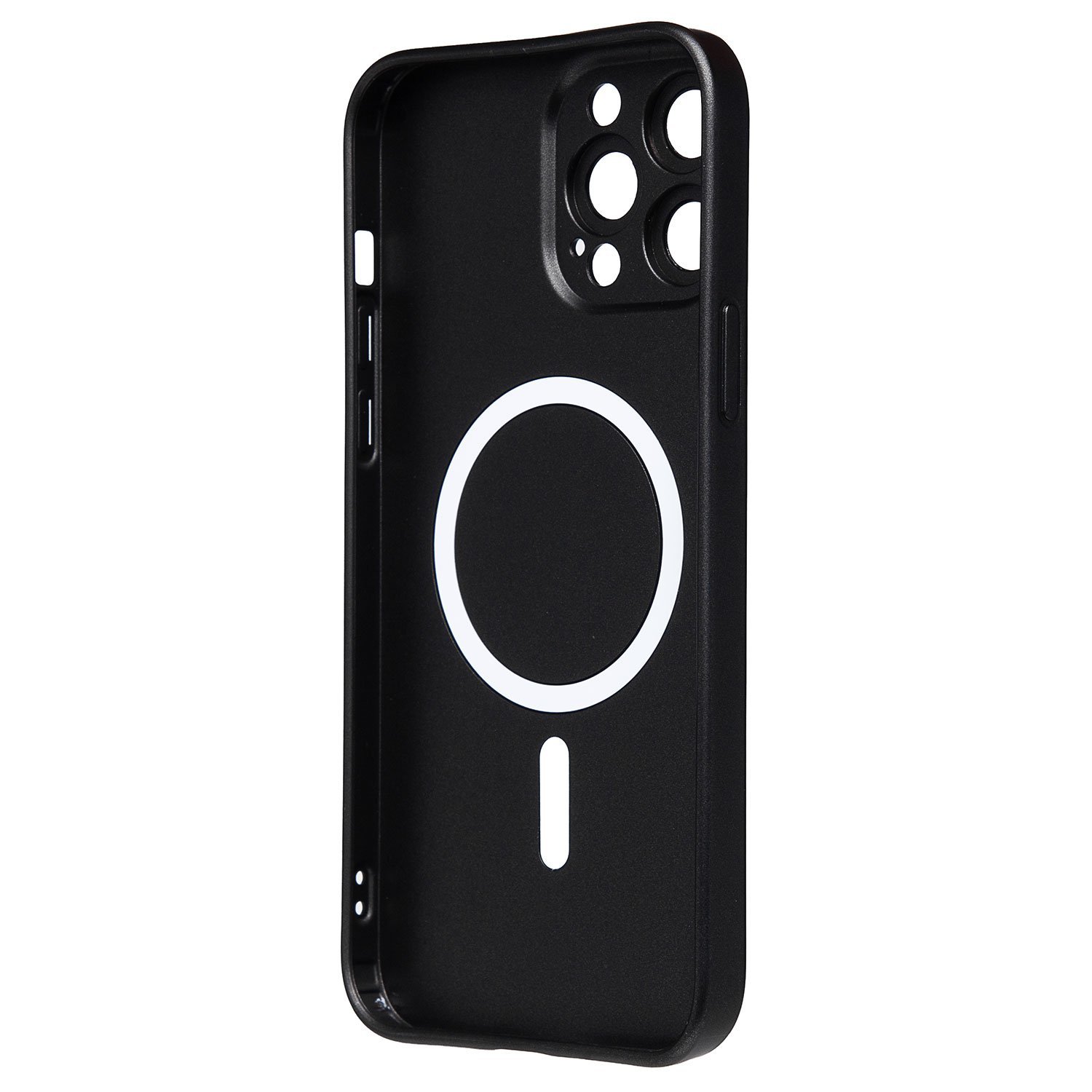 Чехол силиконовый MagSafe Matte iPhone 13 Pro Max, черный