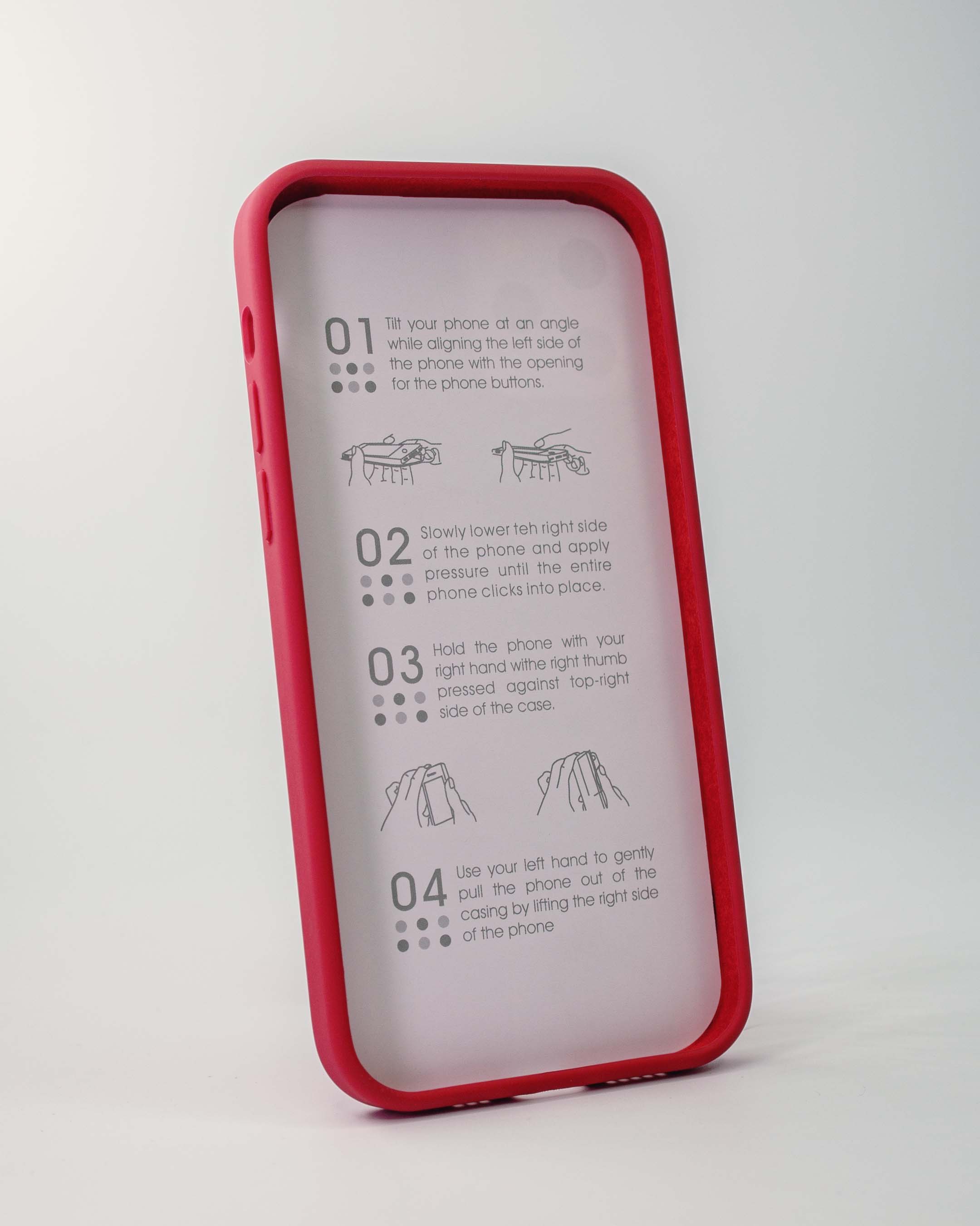 Чехол Piblue iPhone 12/ 12 Pro Silicone MagSafe, красный