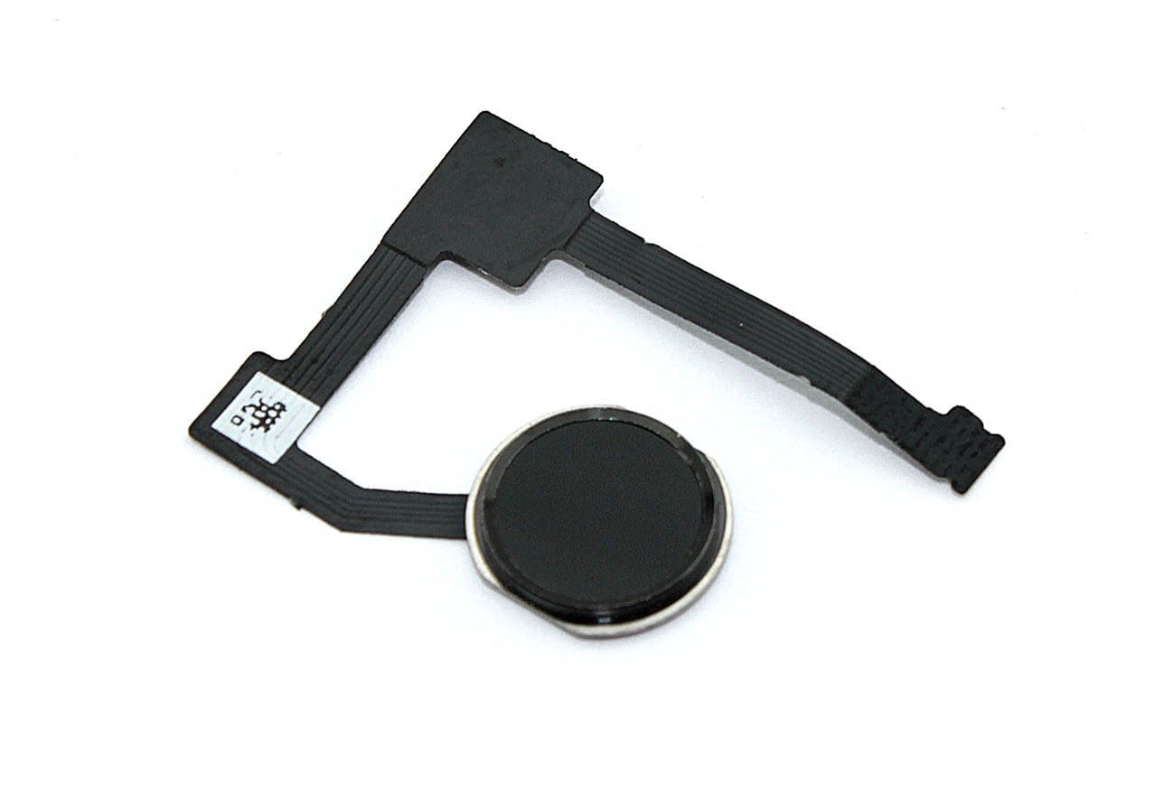 Шлейф iPad Pro 12.9' (A1584/ A1652) на кнопку HOME в сборе с толкателем (Черный)