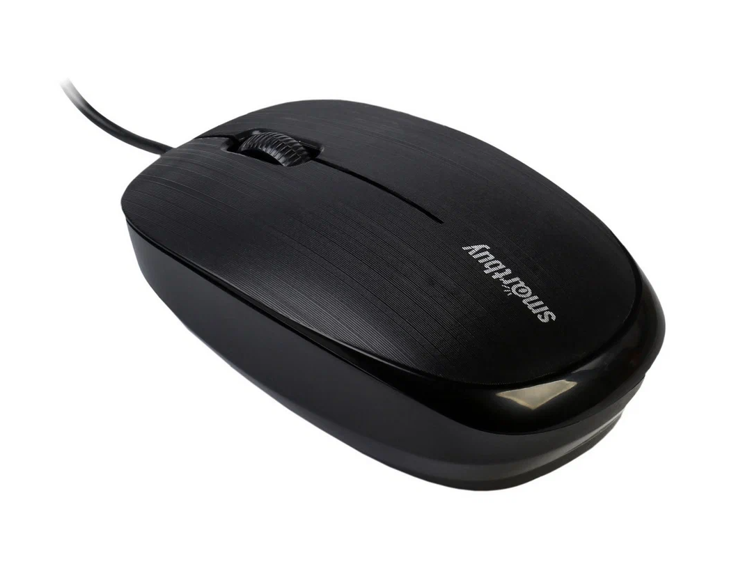 Мышь компьютерная проводная SmartBuy ONE SBM-214-K, черная
