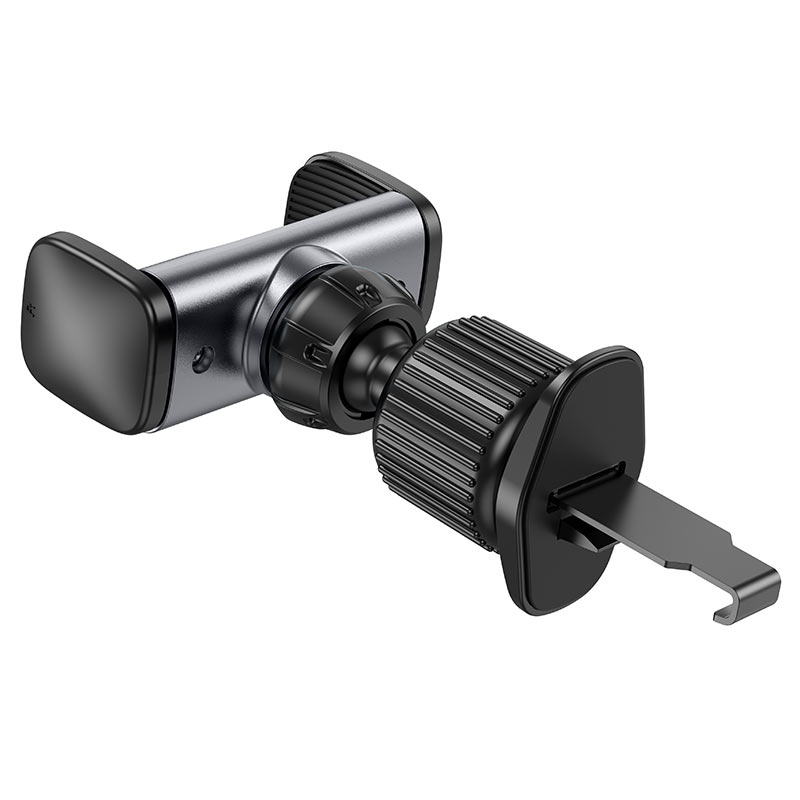 Держатель автомобильный HOCO CA110 Pull clip air outlet car holder, серый