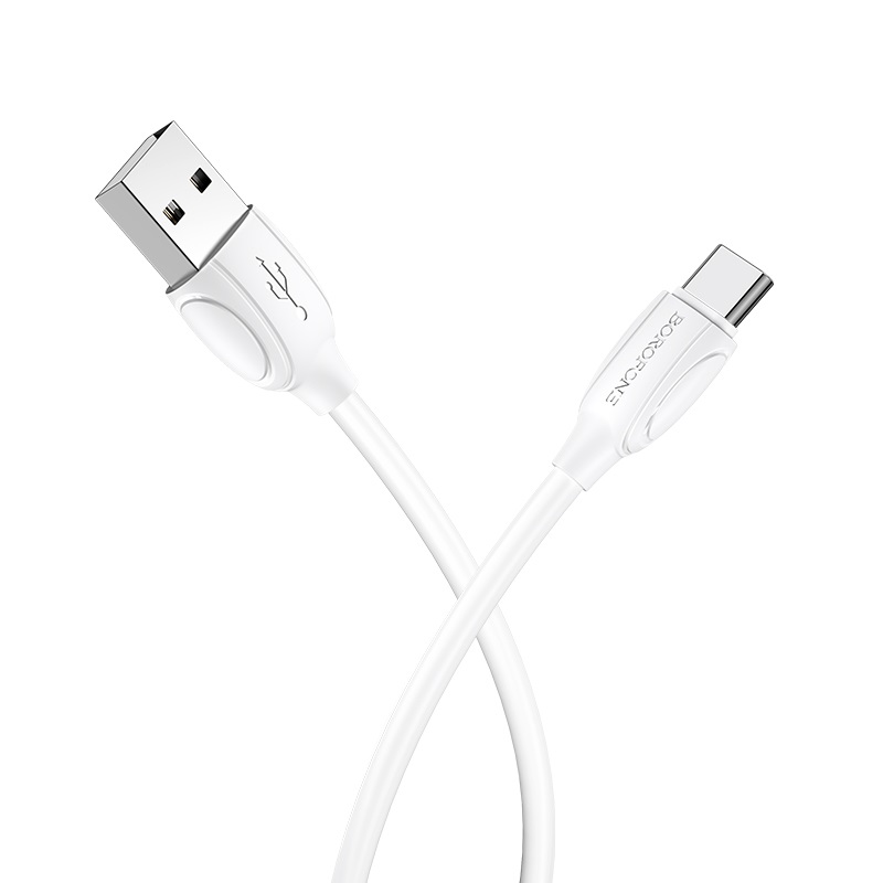 USB кабель Type-C BOROFONE BX19 Benefit (100см), белый