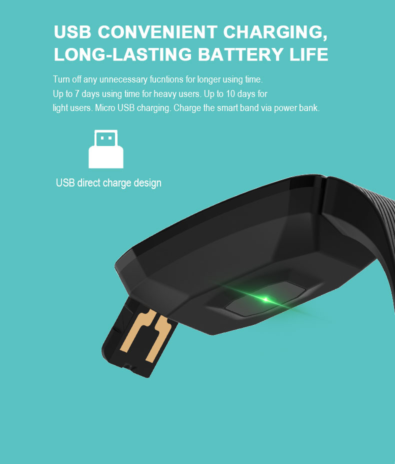 Фитнес-браслет OT-SMS05(Q1), черный