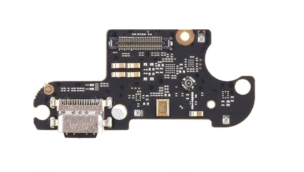 Шлейф Xiaomi Mi 8 Lite плата на разъем зарядки и микрофона