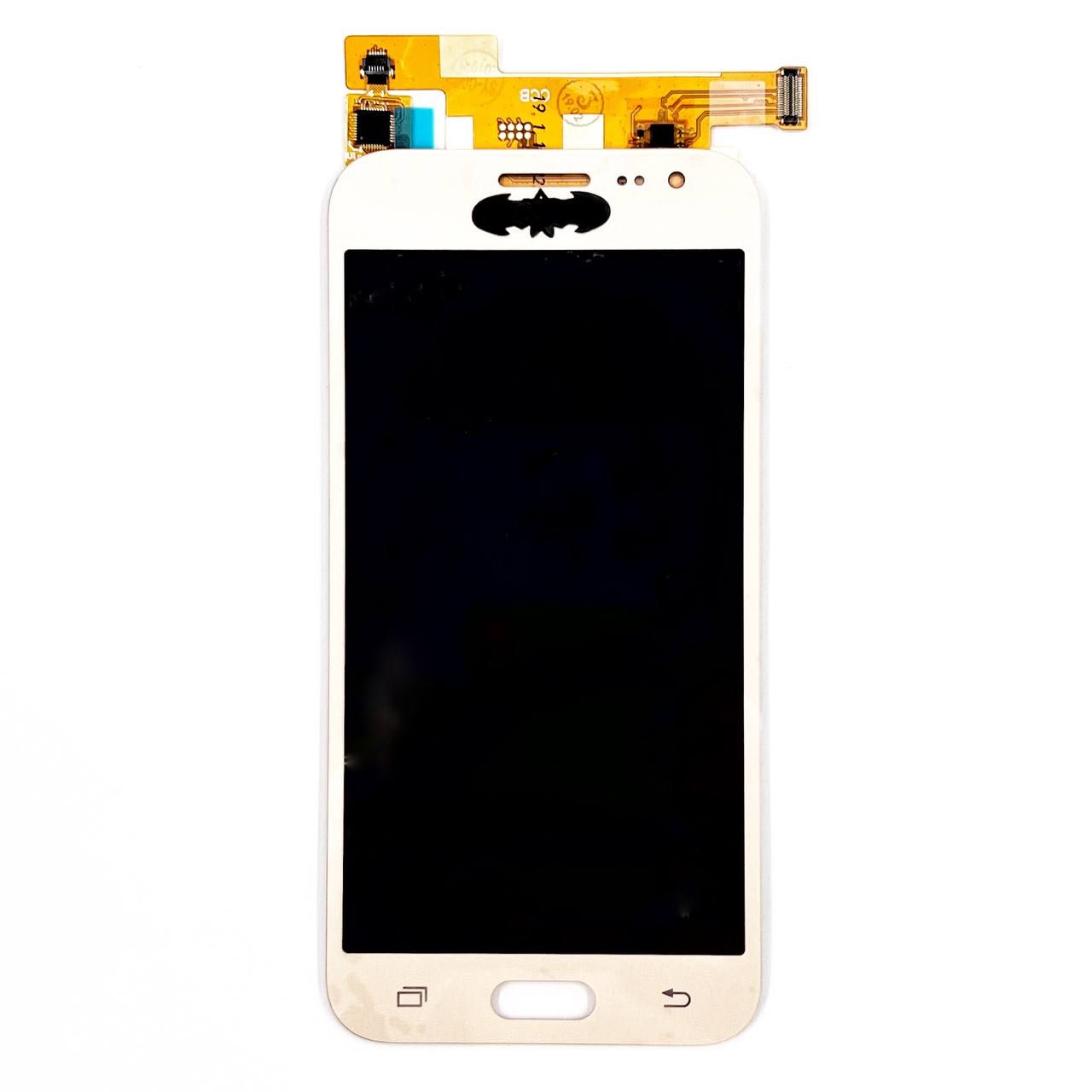 Дисплей Samsung J200H Galaxy J2 2015 в сборе с тачскрином, Золото (копия TFT яркость регулируется)