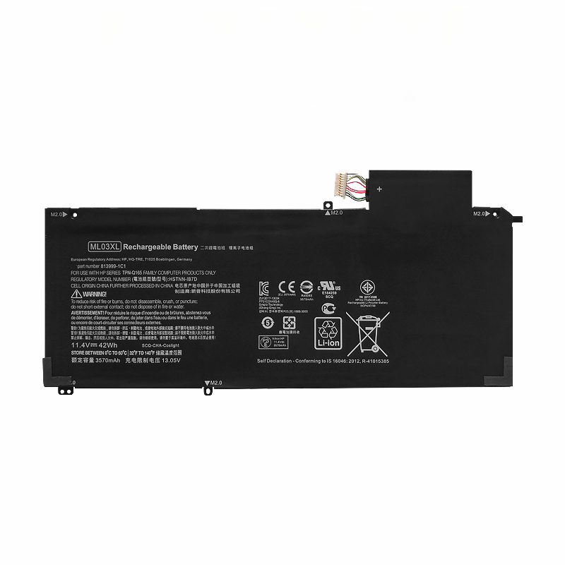 АКБ ML03XL для ноутбука HP Spectre X2 12 11.4V 42Wh (Org)