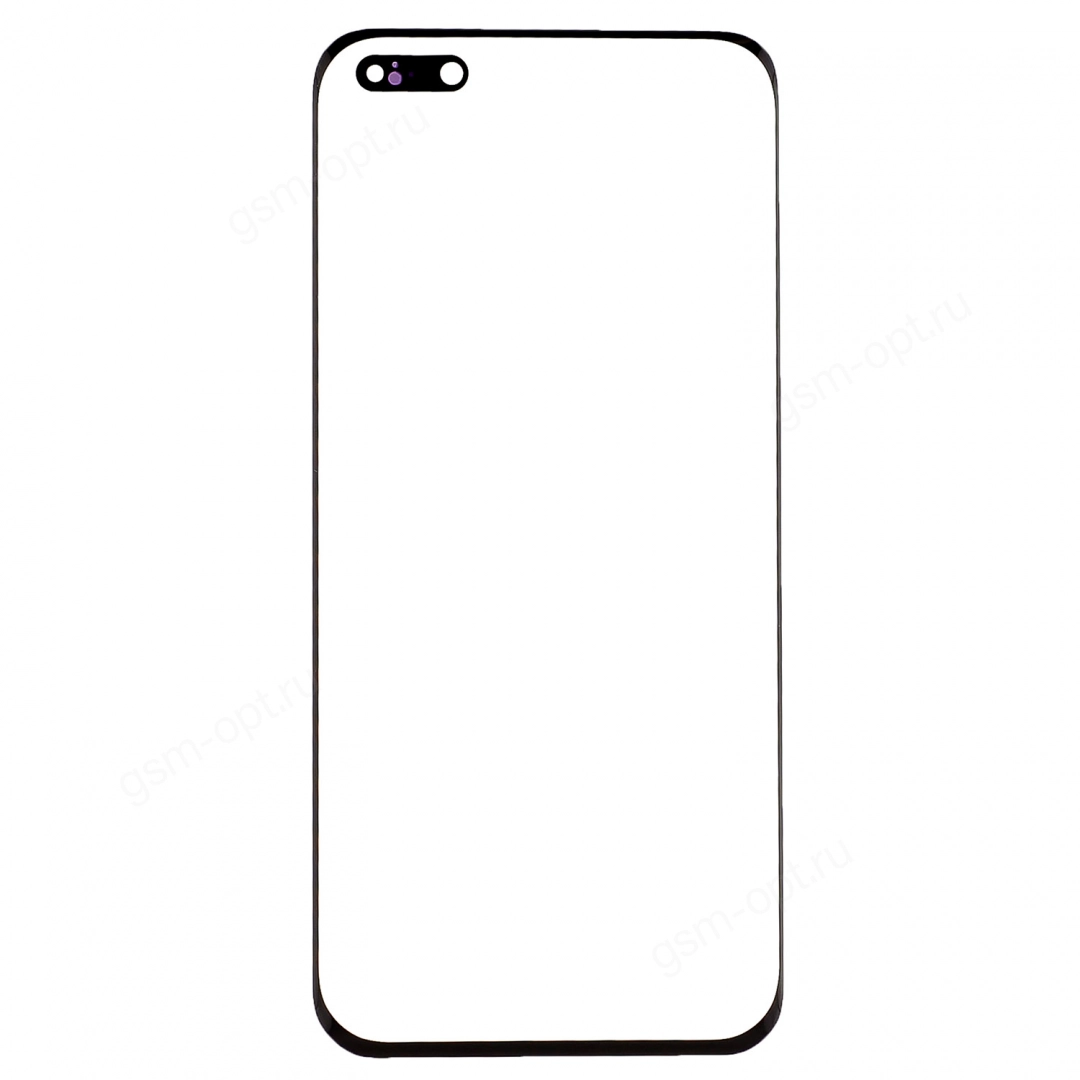 Стекло дисплея для переклейки Huawei P40 Pro, черное