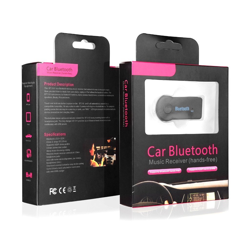 Bluetooth Car Receiver OT-PCB05 AUX 3.5 mm (адаптер Bluetooth c AUX 3.5 mm входом)