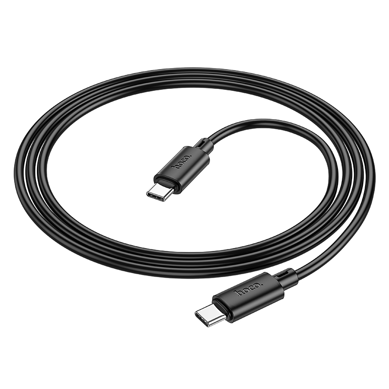 USB-C кабель HOCO X88 Gratified 60W Type-С to Type-С (100см), черный