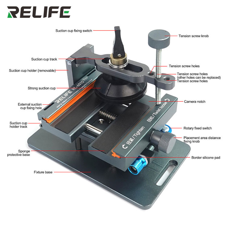 Держатель для ремонта RELIFE RL-601S Plus (поворотный) + присоска