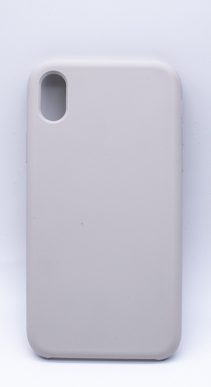Чехол силиконовый гладкий Soft Touch iPhone XR, бежевый №10