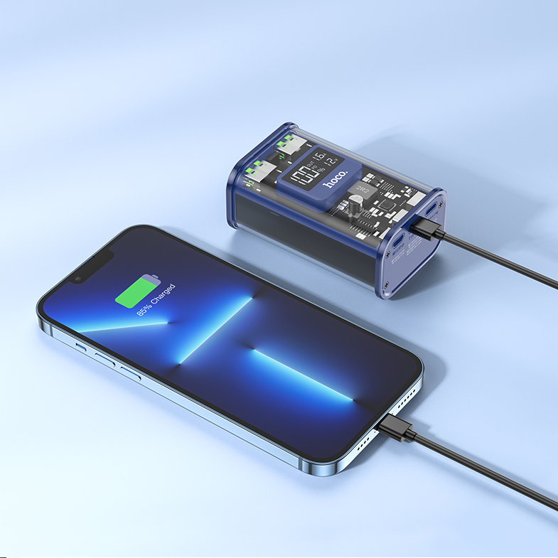 Внешний аккумулятор Power Bank 10000 mAh HOCO J105 Discovery edition 22.5W, серый