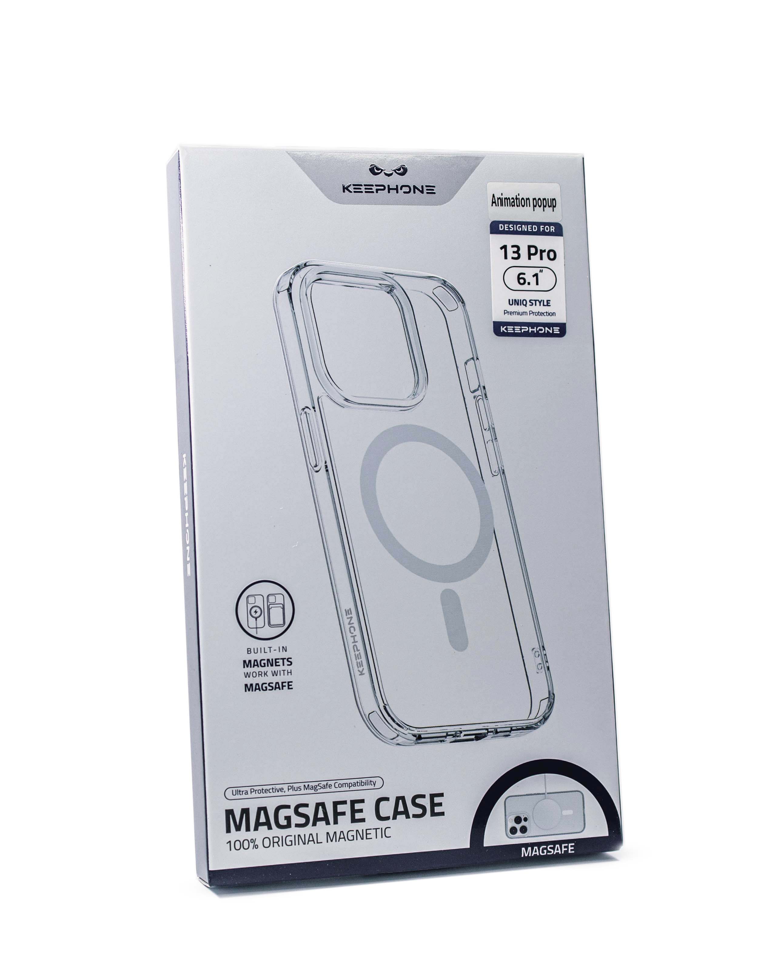 Чехол KeepHone iPhone 13 Pro MagSafe, прозрачный