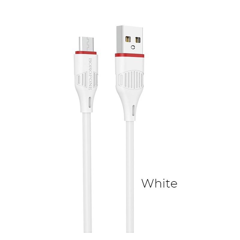 USB кабель micro USB BOROFONE BX17 Enjoy (100см), белый