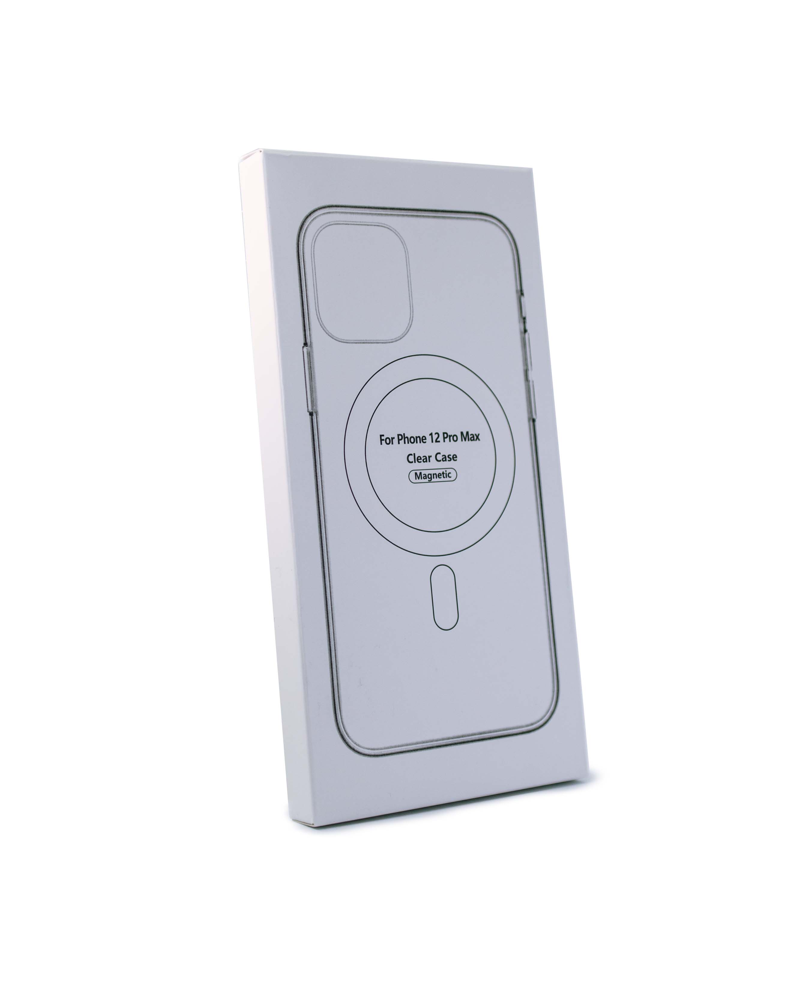 Чехол силиконовый MagSafe с анимацией iPhone 12 Pro Max, прозрачный