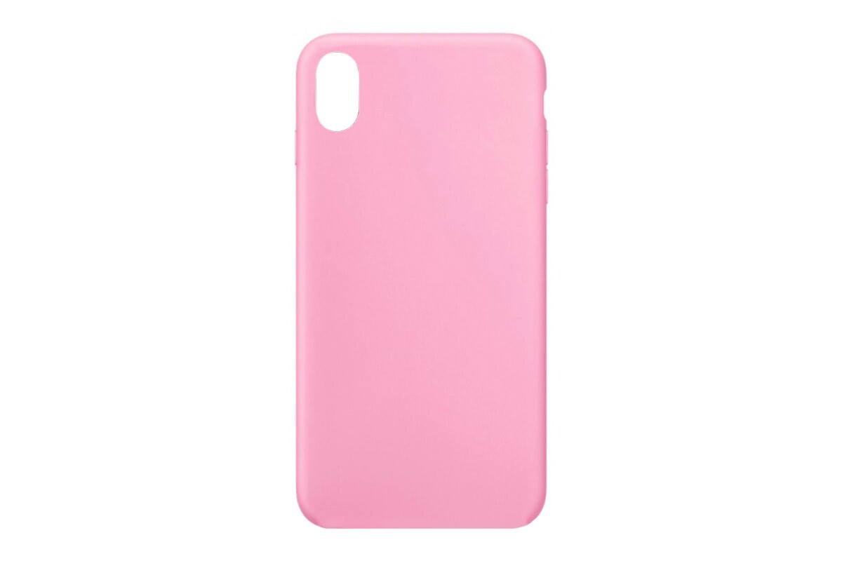 Чехол силиконовый гладкий Soft Touch iPhone XR, светло-розовый №12