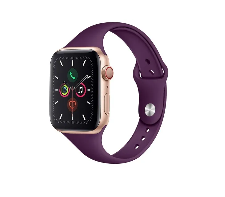 Ремешок силиконовый для Apple Watch 42/ 44 мм Sport Band, фиолетовый №30