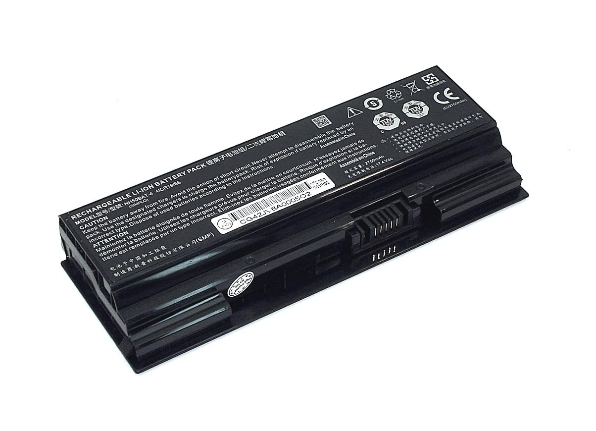 АКБ NH50BAT-4-47 для ноутбука Haier NH57HK/NH58HPQ 14.8 47Wh (Org)