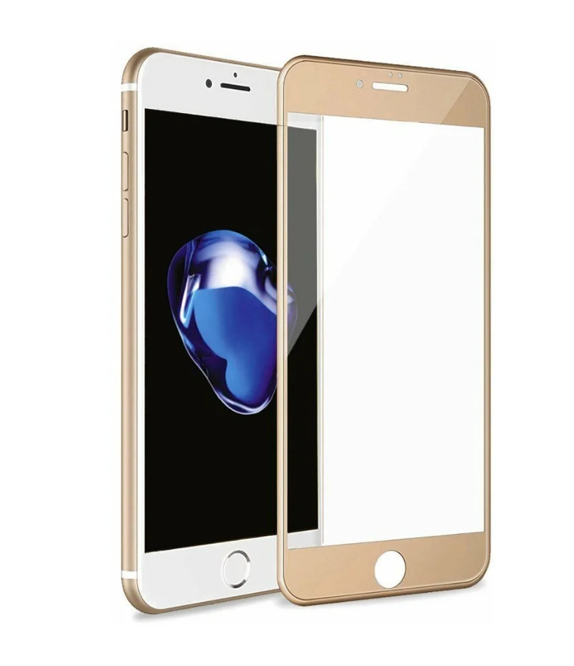 Защитное стекло iPhone 7/ 8/ SE 2 5-10D, золото