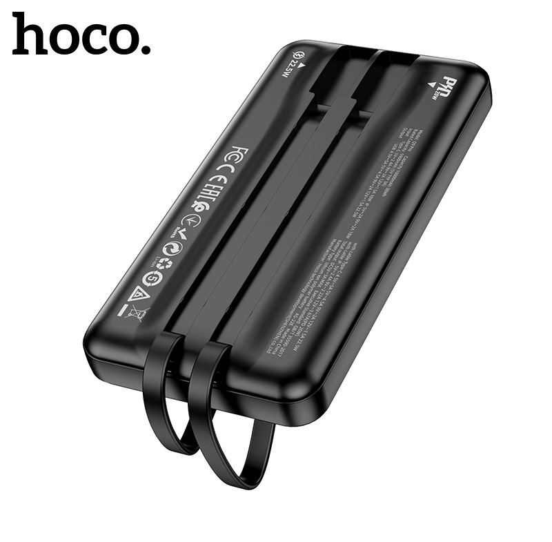 Внешний аккумулятор Power Bank 10000 mAh HOCO Q9 Pro Shell 22.5W+ PD20W, черный