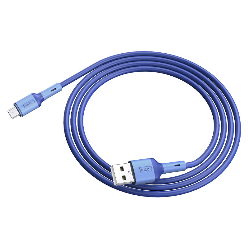 USB кабель micro USB HOCO X65 Prime (100см. 2.1A), синий