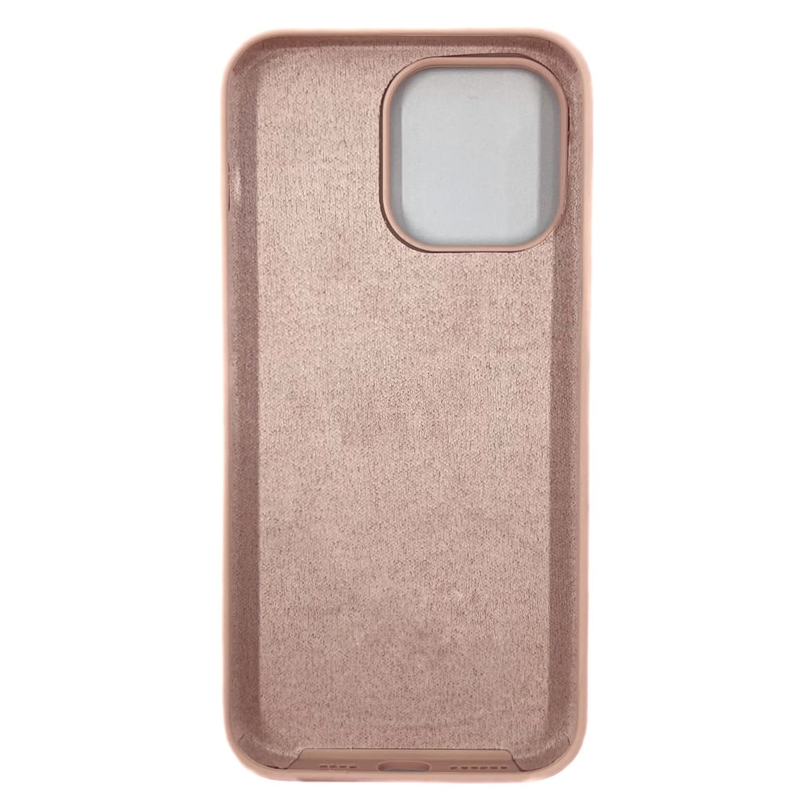 Чехол силиконовый гладкий Soft Touch iPhone 14 Pro Max, розовый песок №19 (закрытый низ)