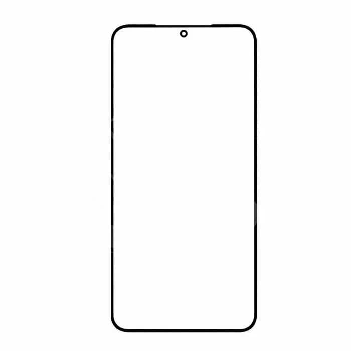 Стекло дисплея для переклейки Samsung S23+ (S916B), с OCA пленкой, черное