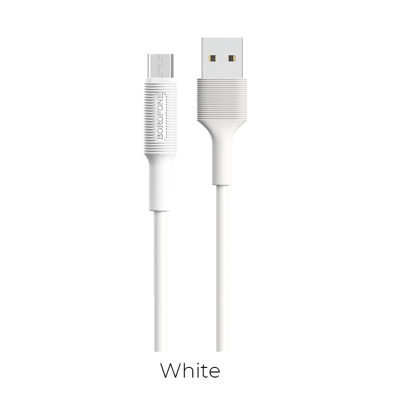 USB кабель micro USB BOROFONE BX1 EzSync (100см), белый