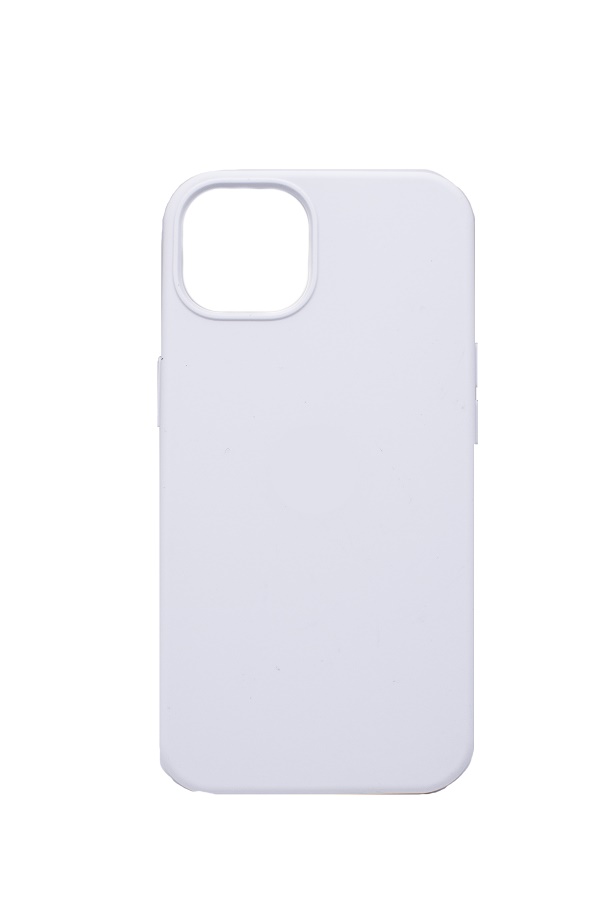 Чехол силиконовый гладкий Soft Touch iPhone 13 Pro Max, белый №9 (закрытый низ)