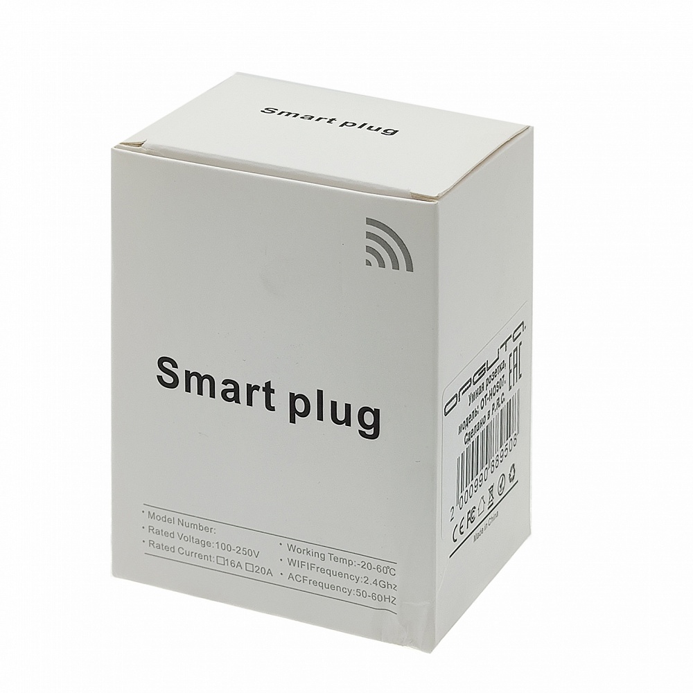 Умная розетка Орбита OT-HOS07 (1 гнездо, 16А, Wi-Fi)