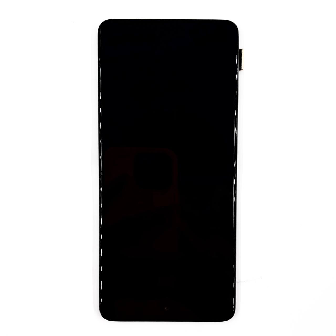 Дисплей Samsung A515F Galaxy A51 в сборе с тачскрином и рамкой, черный (Incell)