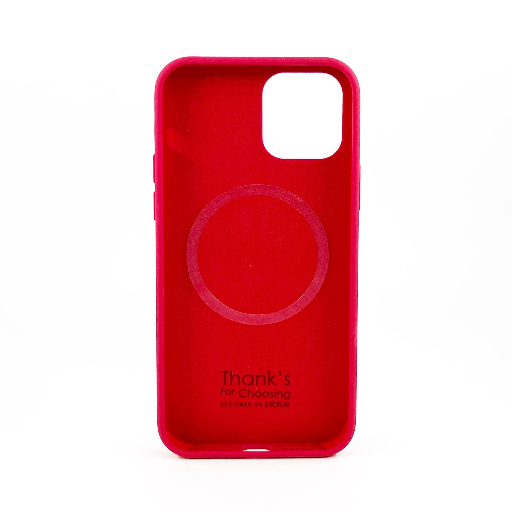 Чехол Piblue iPhone 12/ 12 Pro Silicone MagSafe, красный