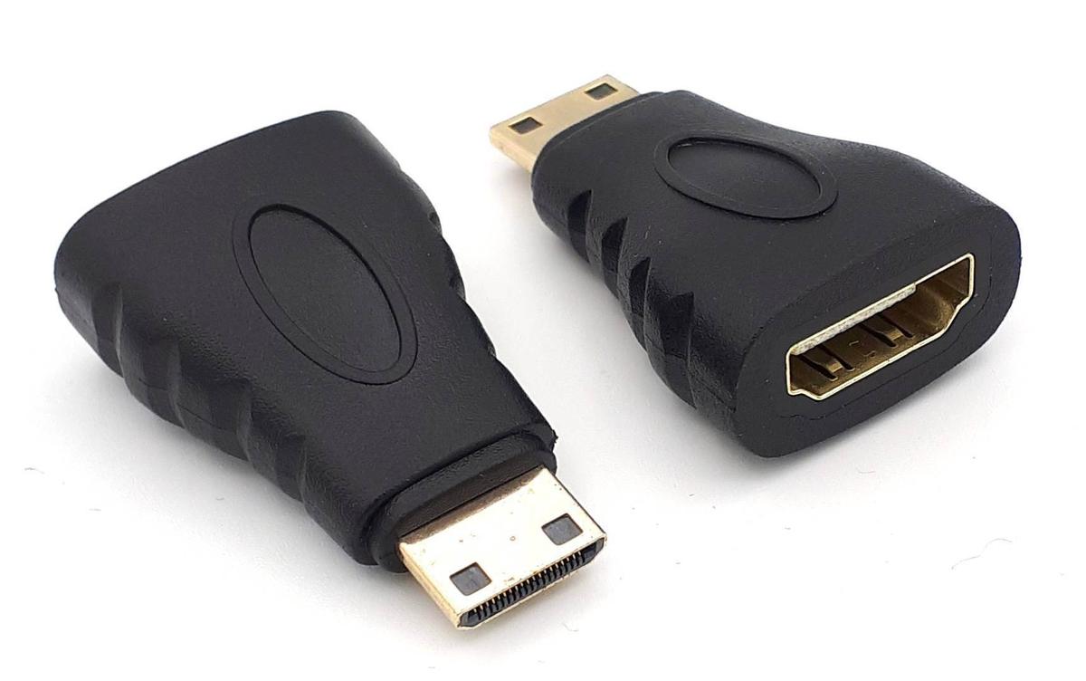 Переходник miniHDMI (M) to HDMI (F) V1.4