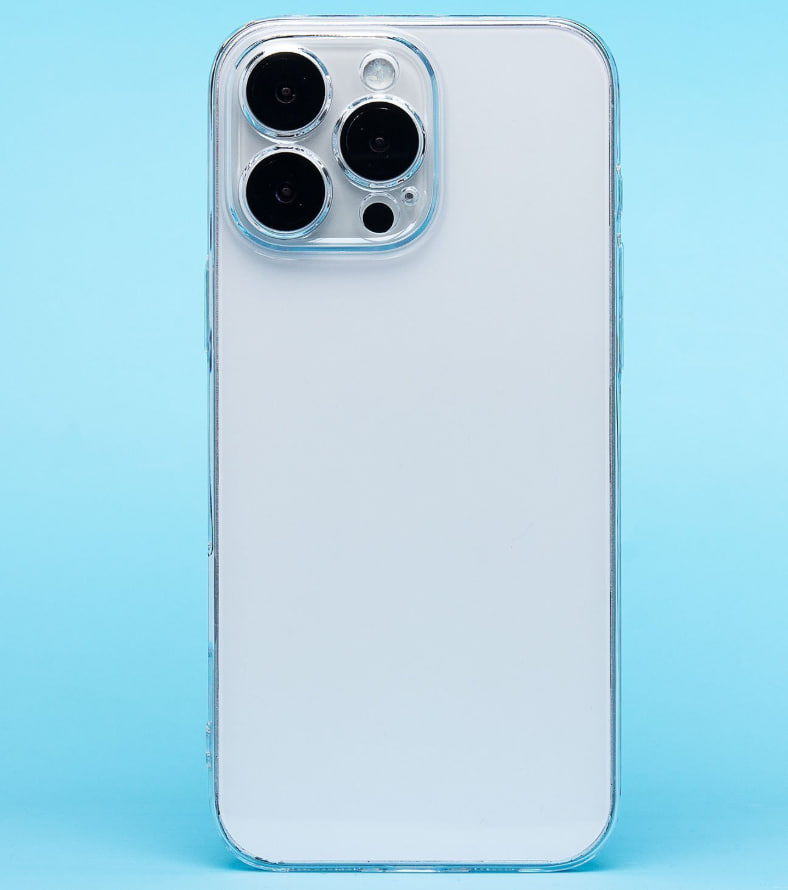 Чехол iPhone 16 Pro с защитной линзой, прозрачный