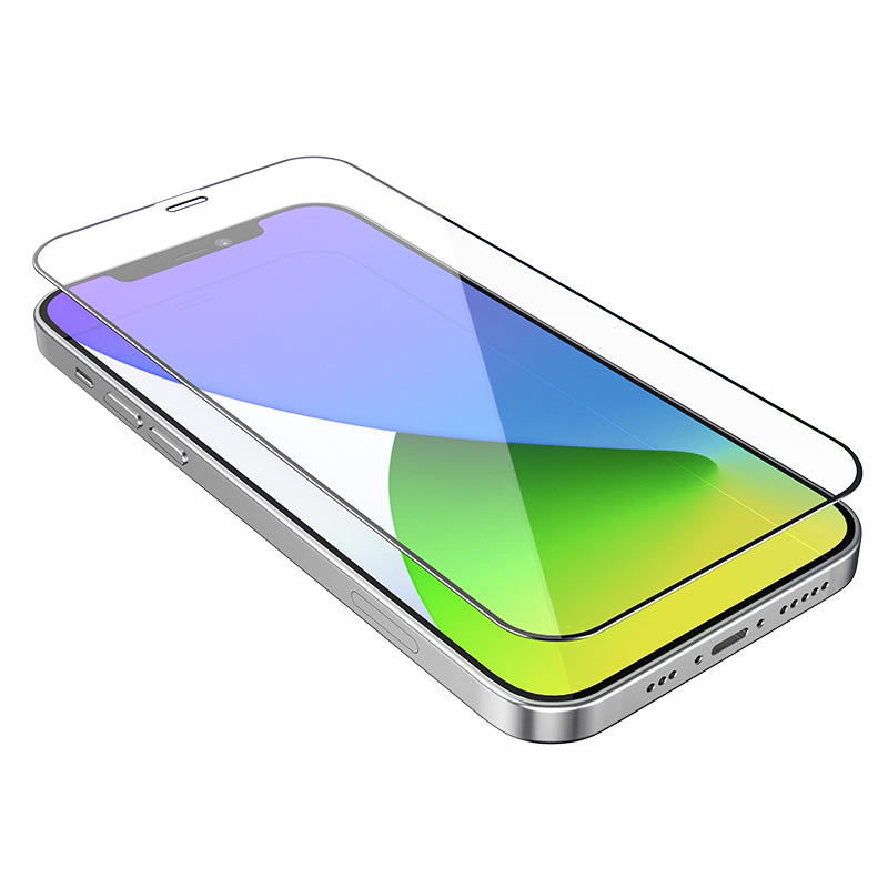 Защитное стекло iPhone 12 Pro Max HOCO G1, черное